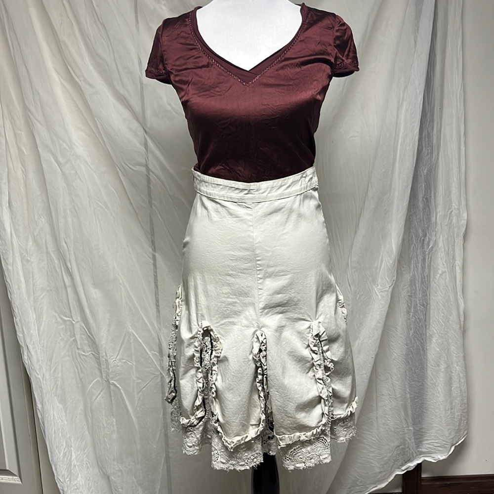 EXEX boho tattered skirt